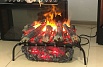 Электроочаг встраиваемый с паровым 3D эффектом живого пламени Silva Log 26